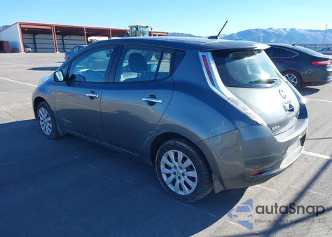2017 Nissan Leaf S из США, поврежденный, VIN 1N4BZ0CP6HC311522